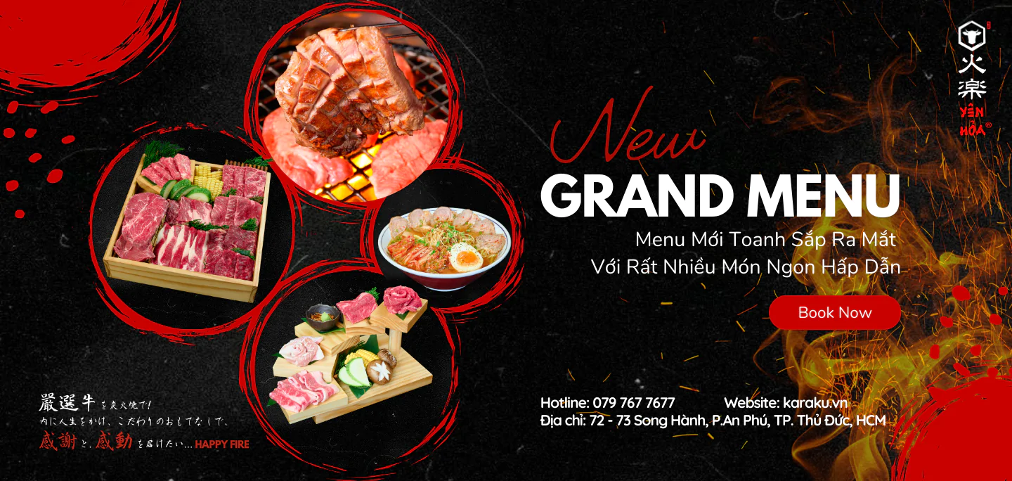NHÀ HÀNG KARAKU JAPANESE BBQ YÊN HOẢ