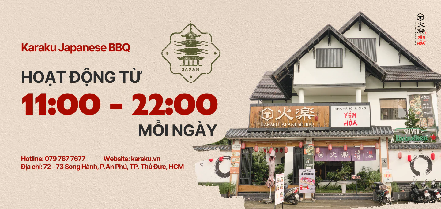NHÀ HÀNG KARAKU JAPANESE BBQ YÊN HOẢ