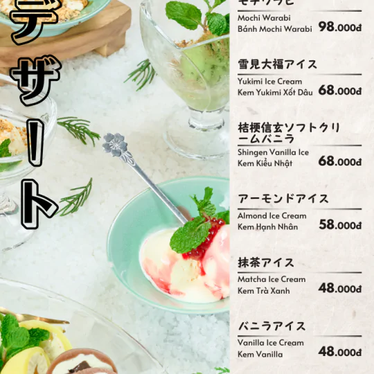 GRAND MENU